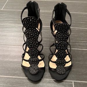 Strappy Vince Camuto heels, 4 inches, barely worn
